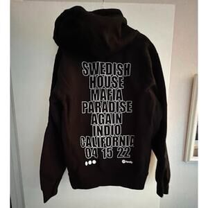 Swedish House Mafia Paradise Again Black World Tour Hoodie Official Medium NWOT